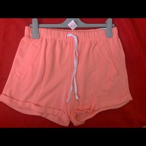 Pink boyfriend shorts